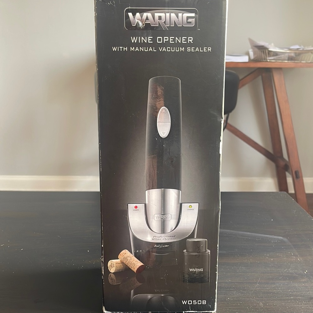 Electric Wine Opener Waring